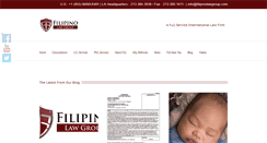 Desktop Screenshot of filipinolawgroup.com