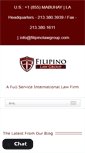 Mobile Screenshot of filipinolawgroup.com