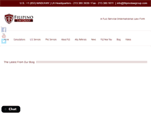 Tablet Screenshot of filipinolawgroup.com